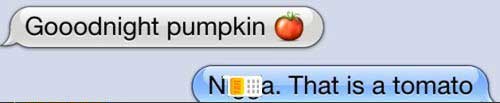 tomato vs. pumpkin