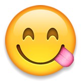 Being silly with your tounge sticking out to the side emoji