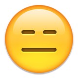 Expressionless emoji