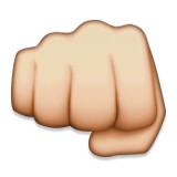 Hand in fist emoji