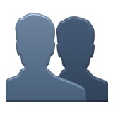 Two profile pictures emoji