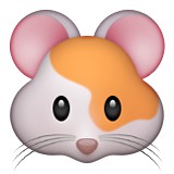 Hamster face emoji