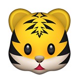 Tiger face emoji