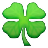 Four leaf clover emoji