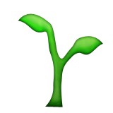 Sprouting plant emoji