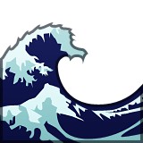 Ocean wave emoji