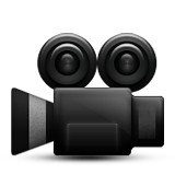 Movie camera emoji