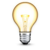 Light bulb emoji