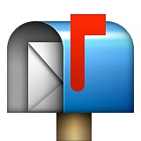 Open mailbox with letters emoji