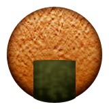 Rice cracker emoji