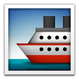 Cruise ship emoji