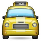 Oncoming taxi emoji
