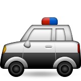 Police car emoji