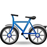 Blue bike emoji