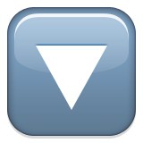 Triangle pointing down emoji