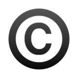 Copyright emoji