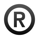 Registered trademark emoji