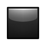Medium black square emoji