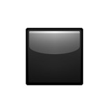 Small black square emoji