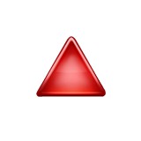 Red triangle emoji