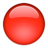 Red circle emoji
